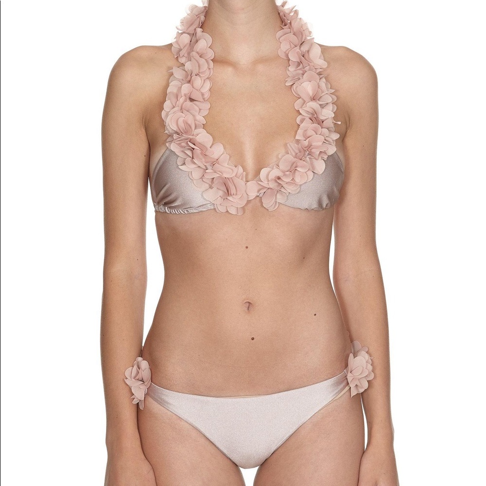 La Reveche Jamila Swimsuit Bikini in Shiny Pink